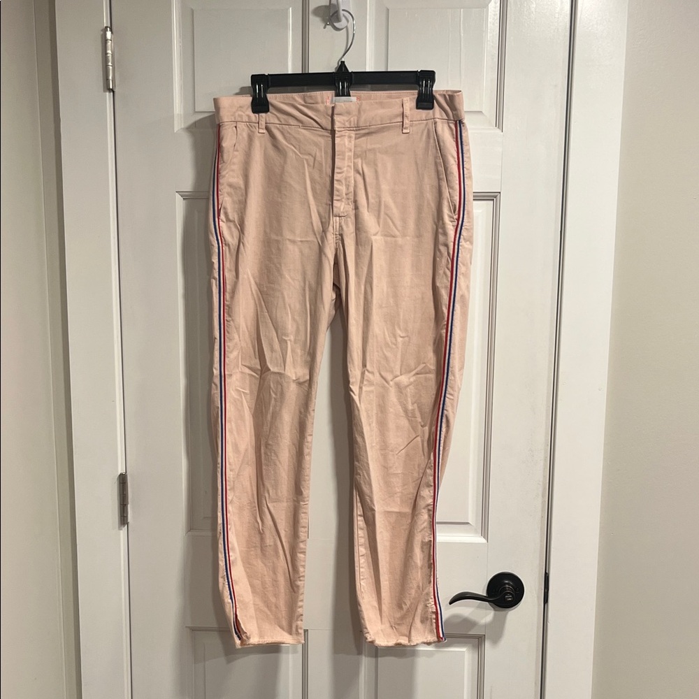 Sundry Made in USA Side Striped Trousers in Soft Pink Size 29